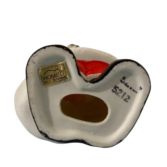 Vintage Christmas Ceramic Santa Claus Coin Bank By Homco - Picture 5 of 6